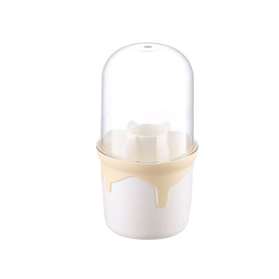 Compact Brush Storage Container Cosmetic Make Up Organiser Rotating Brush Holder Brush Lipstic Storage Bucket With Lid And Easy To Clean Brush Stand