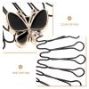Beaupretty 3Pcs Hair Finishing Fixer U Shape Side Combs Lightweight Invisible Hair Holder Clips for Women Styling Updos Daily Use view 4