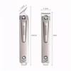 AGYCMF Portable Nail Clippers Flat Mouth Beveled Mouth Set, Pedicure to Remove Dead Skin Gray Nails to Remove The Nail Groove Dedicated Multifunctional view 2