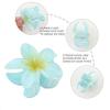 10 Pcs Hawaiian Plumeria Hair Clips, Flower Claw Clips for Thick and Thin Hair, Non-slip Beach Hairpins for Women view 4