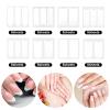 64 Sheets French Tip Nail Guides French Nail Art Stickers Manicure Strips Stickers Self-Adhesive Nail Tips Guides Decals for Edge Auxiliary DIY Decoration Stencil Tools (2456 Pcs) view 2