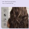 WUODHTW Womens wigs Wig with Bangs Long Wavy Wig for Synthetic Curly Wigs Hair Fiber Wig Hair Replacement Party Daily Use view 3
