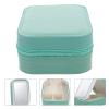 Cabilock Makeup Bag with Led Mirror Portable Makeup Organizer for Travel Brightness Compact Cosmetic Case with Divided Storage for Jewelry view 2