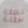ZIIVIEVS Handmade Wearing Nail Pink Cute Short Detachable False Nail and Nail Patch(Size:XS), 1 Count (Pack of 1) view 1