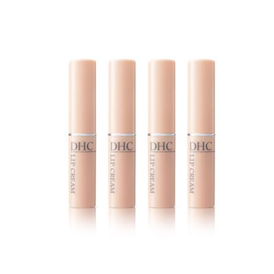 DHC Lip Cream 4 pack, Ultra-Moisturizing Lip Balm, (0.05 oz. Net wt. x 4) (4 pack, 4, Count)