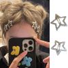 2Pcs Lovely Sweet Hairpin Star Hair Clip Small Bling Slip Hair Barrettes For Toddler Girls Birthday Hair Barrettes For Women view 2