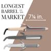Boujee Beauty Curling Iron Extra-Long Double Infrared - 1 Wide Barrel Curling Wand - Infrared Light & Ionic Technology Prevent Heat Damage for All Hair Types - Hair Curler for Thin & Thick Hair view 2