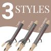 Boujee Beauty Curling Iron Extra-Long Double Infrared - 1 Wide Barrel Curling Wand - Infrared Light & Ionic Technology Prevent Heat Damage for All Hair Types - Hair Curler for Thin & Thick Hair view 3