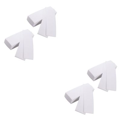FRCOLOR 4packs Facial Body Hair Removal Wax Paper Non-woven Depilatory Paper Women Eyebrow Hair Remover Strips
