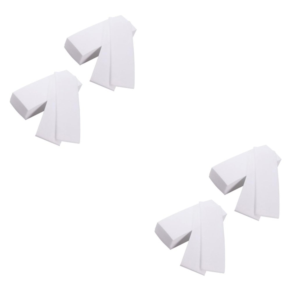 FRCOLOR 4packs Facial Body Hair Removal Wax Paper Non-woven Depilatory Paper Women Eyebrow Hair Remover Strips