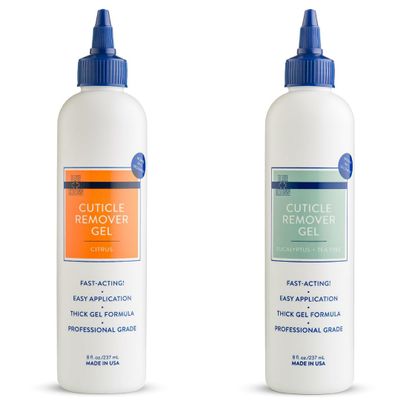 Blue Cross Professional Nail Care, Hydrating, Moisturizing, Strengthening Cuticle Remover Gel & Cuticle Softener for Brittle Nails, Hang Nails + Dry Cuticles, Made in USA, Citrus + Eucalyptus/Tea Tree