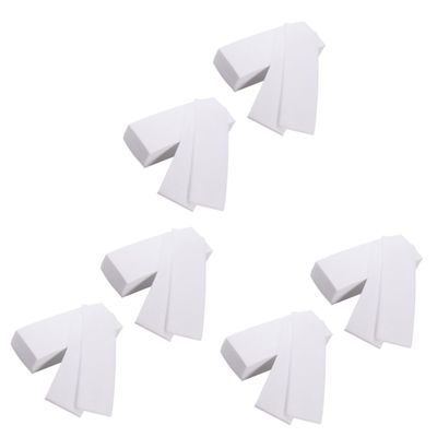 FRCOLOR 6packs Non-woven Depilatory Paper Thickened Hair Removal Wax Paper Body Face Hair Remover