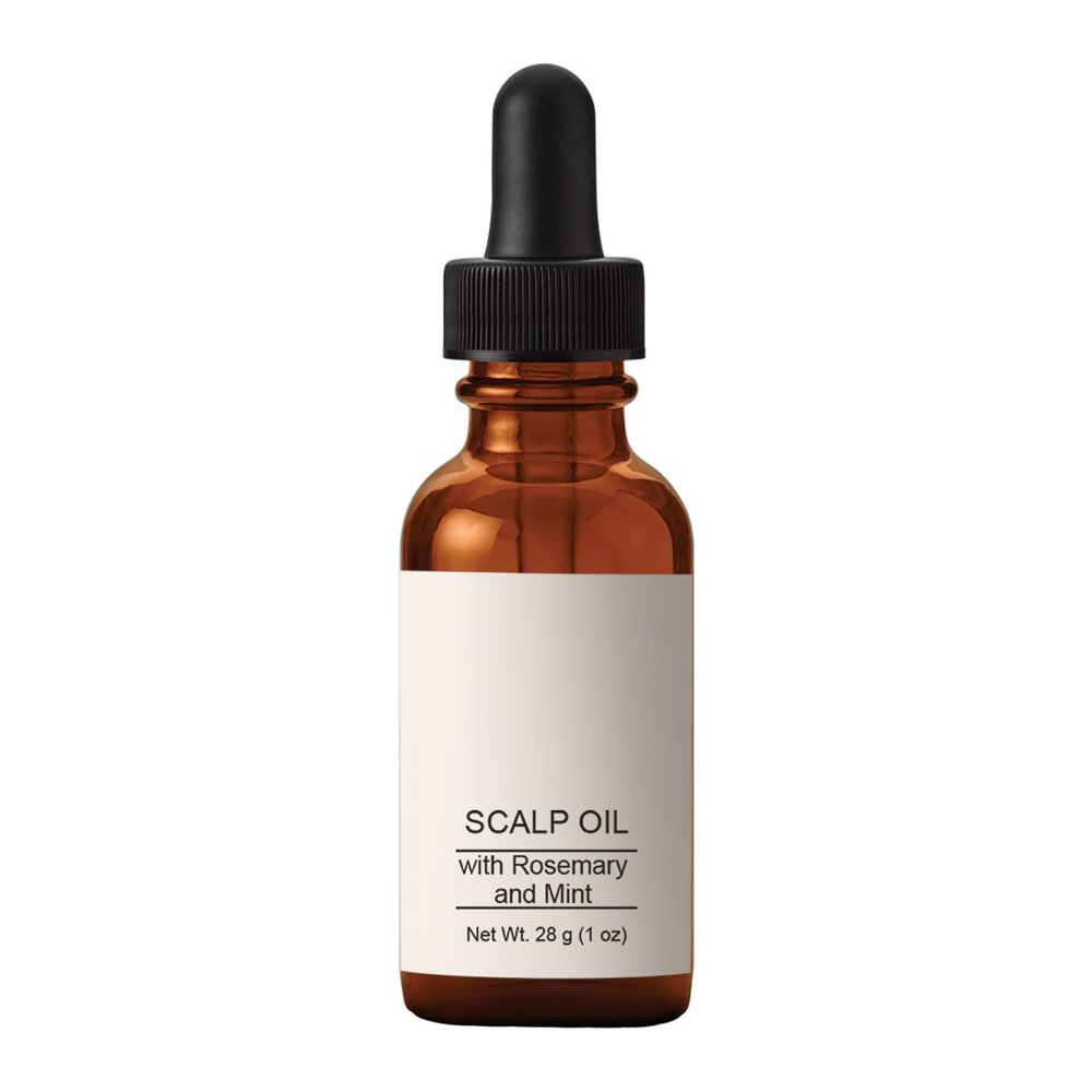 Jolie Scalp Oil Blend W/Rosemary & Mint, Invigorating Pre-Wash Treatment For Thinning Hair 1 oz