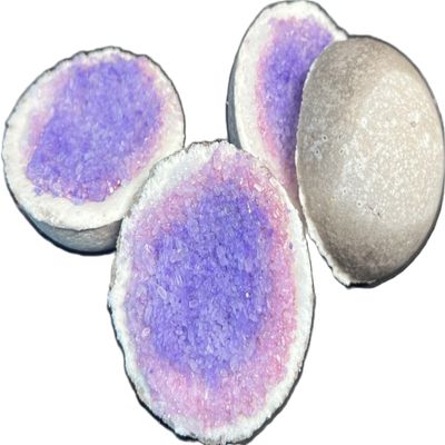 Bath Bomb Geodes (Lilac)