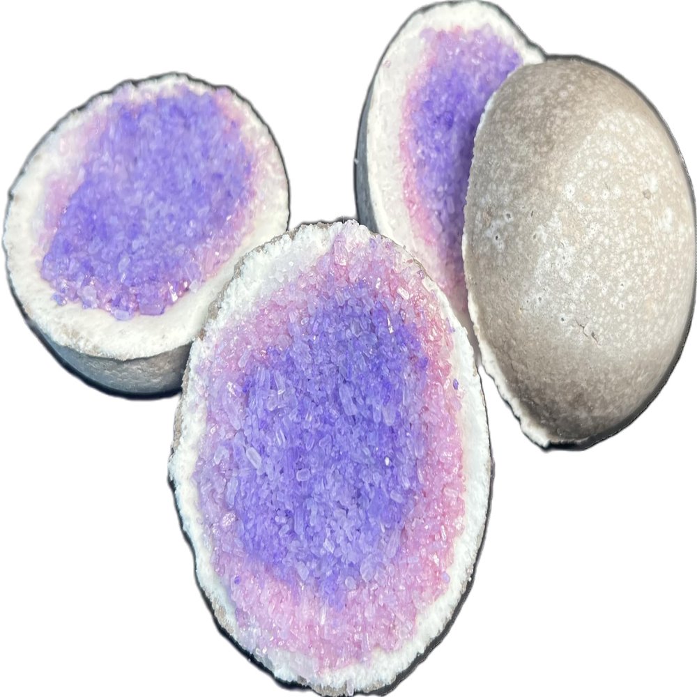 Bath Bomb Geodes (Lilac)