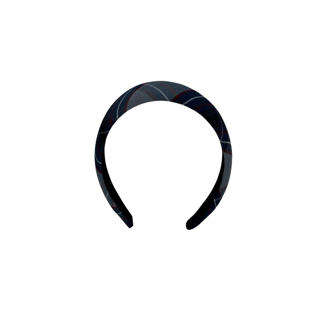 1.25" or 1" Padded Headband,Back to School,School Uniform Plaid Fabric,Headband,Fashion Hair Accessories,Adults & Girls (Plaid 82, 1")