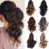 12inch Fluffy Natural High Temperature Fiber Ponytail with Grab Wave Hair for Hair Extensions for Woman (Wine red-1BT39) view 1