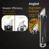 EBEWANLI Ingrown Nail Clippers, Slanted Curved Blade Toe Nail Clippers for Ingrown Toenails & Fingernail, Stainless Steel Toenail Clippers Cutter, Angled Nail Clippers for Seniors, Men, Women view 2