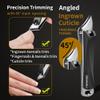 EBEWANLI Ingrown Nail Clippers, Slanted Curved Blade Toe Nail Clippers for Ingrown Toenails & Fingernail, Stainless Steel Toenail Clippers Cutter, Angled Nail Clippers for Seniors, Men, Women view 3