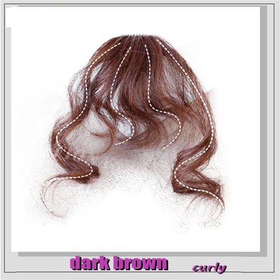NinthAvenue Basics Women Fake Blunt Air Bangs Hair Clip-In Extension Synthetic Fake Fringe Natural False Hairpiece Clip In Bangs