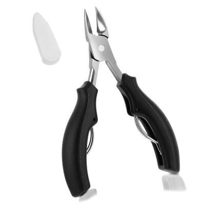 GEEHUA Toenail Clippers, Large Ingrown Toenail Removal Kit Pedicure Tools with Stainless Steel Sharp Curved Podiatrist Remover Professional Thick Toe Premium Nail Clippers for Men Seniors