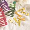 7 Pcs Yellow Sweet Flower Women Girl Barrette Bobby Pin Hairpin Hair Clips Decoration Elegant Gold Gifts Hair Clips Clips and Barrettes Gifts for Women Girls view 3