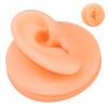 ZJchao Reusable Silicone Ear Model, Practice Ear Piercing, Visual Aid for Health Knowledge, Portable & (Right) view 4