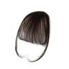 YUXING1205 Bangs Real Human Hair Bangs Natural Bang Hair Clip In Bangs Fringe With Temples Hairpiece for Women Clip on Air Bang 4.5in Bangs Hair Clip(Color:Dark Brown) view 1