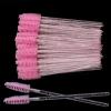 300PCS Disposable Mascara Wands Spoolie Brush Crystal Eyebrow Brushes Eyelash Extension Applicator Makeup Kits(Light Pink) view 1