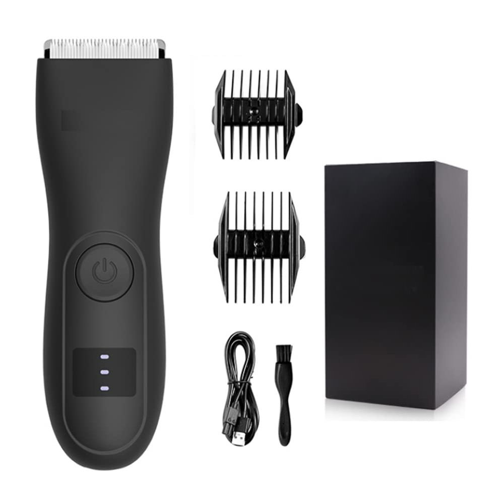 Srutueo Mens Body Hair Trimmer Beard Trimmer for Men Balls Women Lady Shaver Hair Removal Bikini Trimmer Groin & Body Shaver