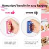 Aetomtins 4-Pack Handle Grip Nail Brush, Hand Fingernail Brush Cleaner Scrubbing Kit Pedicure for Toes and Nails Men Women(Pink + Clear) view 3