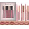 BestLand 6Pcs Matte Liquid Lipstick + Lip Liner Pens Set, One Step Lips Makeup Kits Pigment Velvety Nude Lip Stain Waterproof Long Wear Lip Gloss Make up Gift Set (Graceful Nudes Collection) view 1