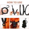 KUKLIPJIM 20-Pack Wig Hanger & Storage Solution, Versatile Stand for Multiple Wig Organization & Display - Portable Wig Holder view 4
