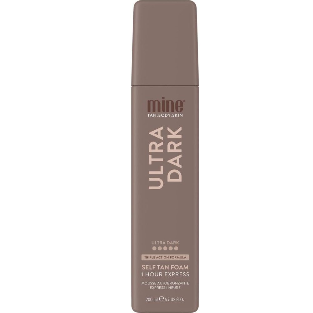 MineTan Ultra Dark Self Tanning Foam | Bronze Collection - Best Fake Tanner Mousse for a Deep Instant Bronzing Glow, 1 Hour Express, Face & Body, Ultra Hydrating Formula, Coconut Scented, 6.7 Fl Oz