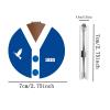BEKECH F Women Compact Mirror Blue and White Dove Gift Sorority Makeup Mirror Sisterhood Gift view 2