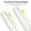 Dermaplaning Tool for Face Exfoliation, with 20 Replaceable Blades, Facial Shaver/Eyebrow Razor, Peach Fuzz Removal Eyebrow Shaper for Women, Easy to Use Dermaplaner Help Exfoliate and Smooth Skin view 2