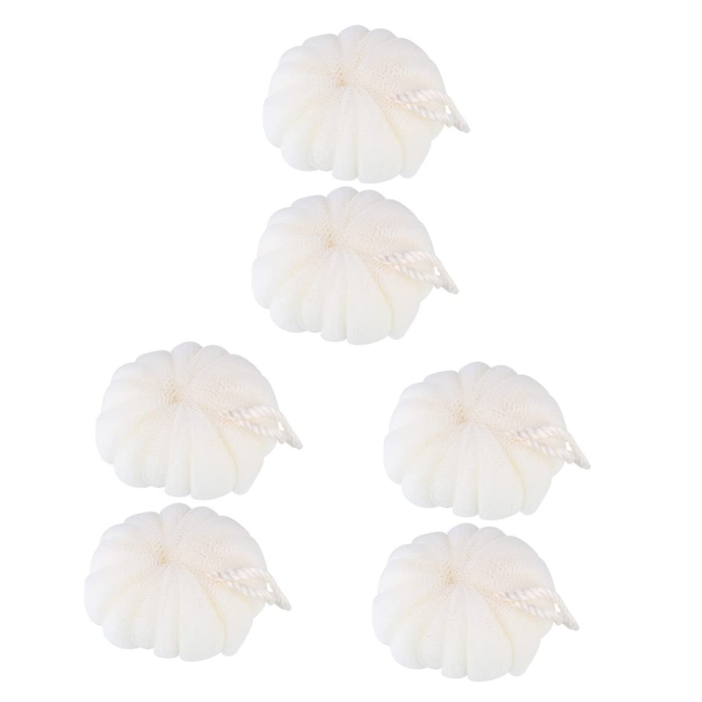 NOLITOY 6pcs Bath Scrubber Comfortable Exfoliating Shower Sponge Reticulated Design for Cleansing for Relaxing Bathing