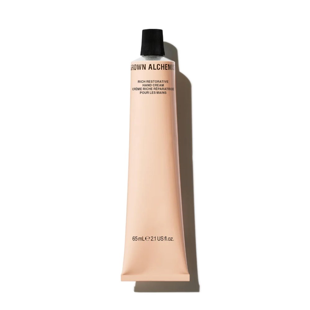 Grown Alchemist Rich Restorative Hand Cream for Dry Skin  Deep Hydration Hand Lotion for Women & Men with Argan, Rosehip & Sea Buckthorn Oils- Moisturizing, Non-Greasy & Vegan, 65mL