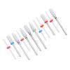 12pcs Ceramic Nail Drill Bits Set, Small Round Design Ceramic Drill Bit, Milling Cutter Drill Bit, Ceramic and Stainless Steel for Removing Dead Skin, Nail Art view 4