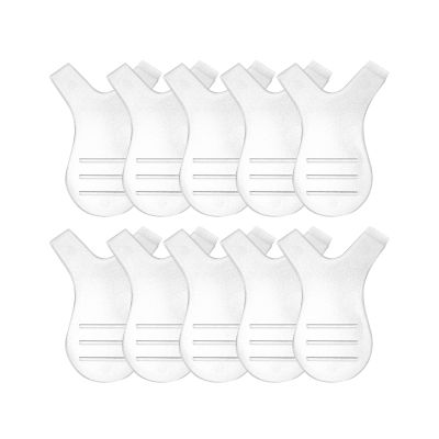 10PCS Y Shape Reuseable Eyelash Brushes with 2 Different Heads for Clean up Eyelash