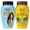 AWEGOO SKALA Hair Type 3ABC - Mais Cachos & Passion Fruit Combo - Hydrate Curls, Eliminate Frizz, For Curly Hair - 2-IN-1 Conditioning Treatment & Cream to Comb, Blue view 1