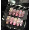 ZIIVIEVS Handmade nail art, sweet and spicy girl wearing nail whitening patches, detachable fake nails(Size:L) view 2