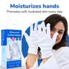 Dermrelief Cotton Gloves - for Beauty, Dry Hands, Eczema, Dermatitis and Psoriasis (7 Pairs) with Free Gifts (Professional Nail Buffer & Washing Bag) (Medium) view 4