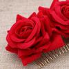 Baluue Elegant Floral Hair Accessory Hair Comb Bridal Headpiece Flower Headband for Wedding view 3