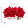 Baluue Elegant Floral Hair Accessory Hair Comb Bridal Headpiece Flower Headband for Wedding view 4