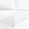 WECHENG 2 Pack Acrylic Eyeshadow Makeup Palette Organizer: Makeup Organizer for Drawer - 7-Section Cosmetic Display Case for Bathroom Vanity Countertop - Clear Cosmetic Organizer Storage Accessories view 2