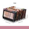 WECHENG 2 Pack Acrylic Eyeshadow Makeup Palette Organizer: Makeup Organizer for Drawer - 7-Section Cosmetic Display Case for Bathroom Vanity Countertop - Clear Cosmetic Organizer Storage Accessories view 3