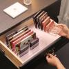 WECHENG 2 Pack Acrylic Eyeshadow Makeup Palette Organizer: Makeup Organizer for Drawer - 7-Section Cosmetic Display Case for Bathroom Vanity Countertop - Clear Cosmetic Organizer Storage Accessories view 4