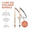 Beauty For Real I-Line 24-7 Eyeliner Bundle - Includes Whiskey + Black Magic - Long-Wearing, Waterproof Gel Formula - Safe for Sensitive Eyes & Contact Lens Wearers - 0.01 oz Each view 2