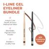 Beauty For Real I-Line 24-7 Eyeliner Bundle - Includes Whiskey + Totally Titanium - Long-Wearing, Waterproof Gel Formula - Safe for Sensitive Eyes & Contact Lens Wearers - 0.01 oz Each view 2